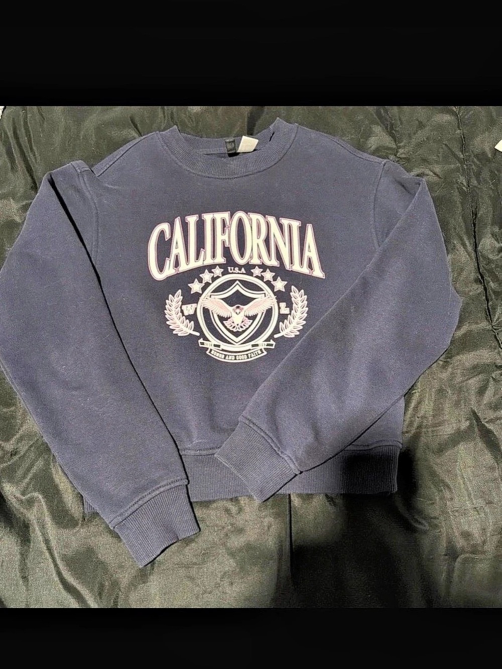 H&M Divided California Graphic Sweatshirt Size XS